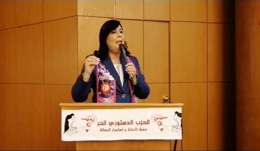 Abir Moussi solidaire avec Najla Bouden