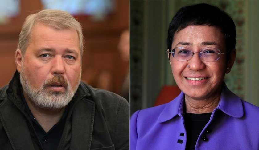 Le prix Nobel de la paix dcern aux journalistes Maria Ressa et Dmitry Muratov