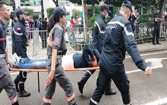 Manifestation : Agression de l’équipe de journalistes de la Télévision tunisienne