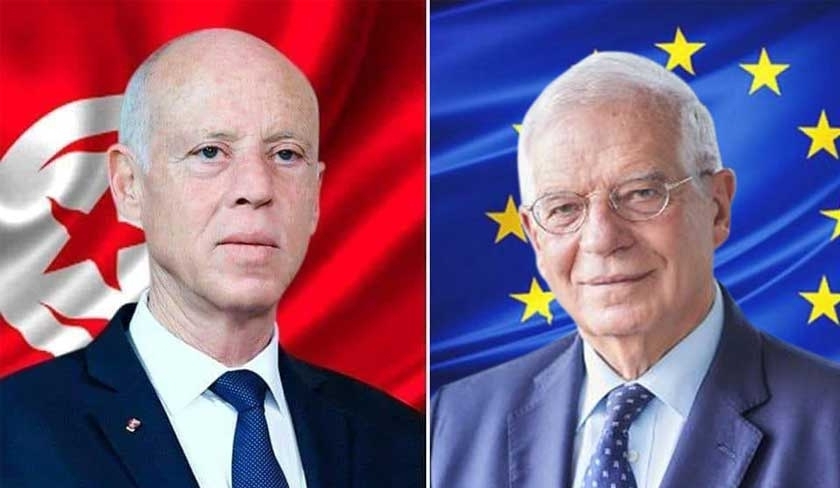 Kaïs Saïed à Josep Borrell : L'Etat était sur le point de s'effondrer !