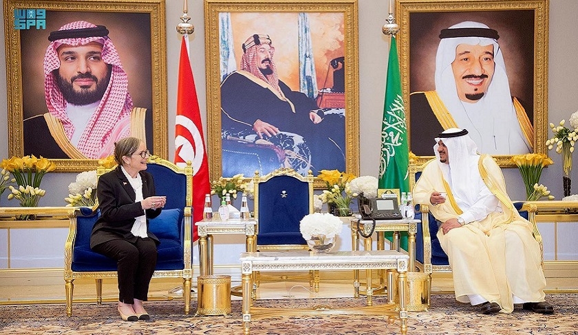 Najla Bouden arrive en Arabie Saoudite