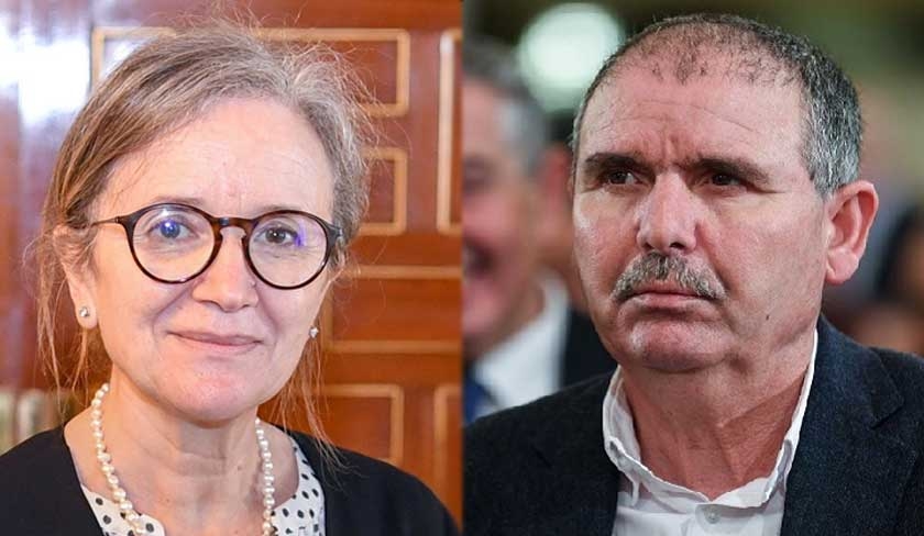 Première rencontre entre Najla Bouden et Noureddine Taboubi