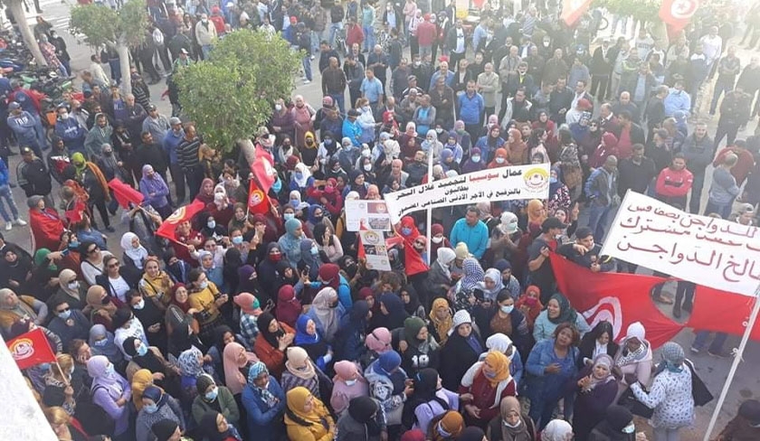Sfax - Les employés du secteur privé en grève