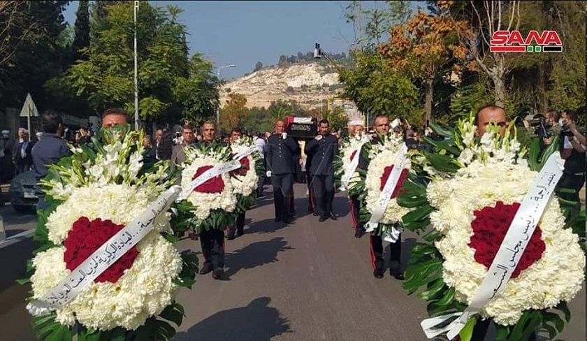 Funérailles solennelles pour Sabah Fakhri 

