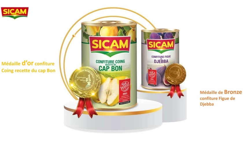SICAM : Mdailles dor et de bronze au concours tunisien des produits agricoles

