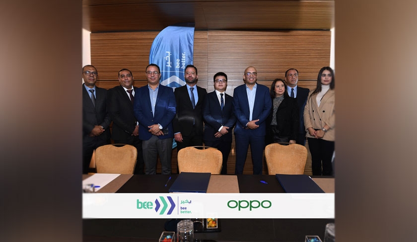Signature dun contrat de partenariat entre OPPO & Bee Tunisie


