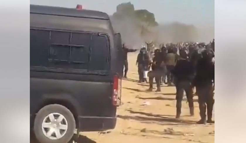 Reprise des tensions à Agareb et usage du gaz lacrymogène contre les protestataires