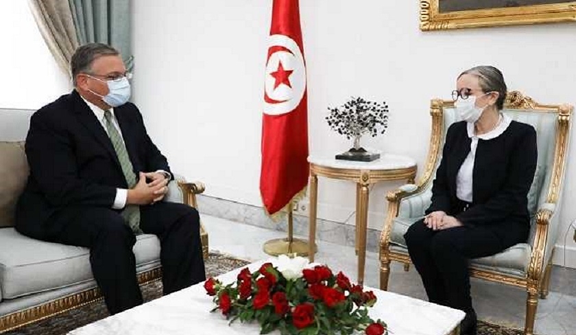 Srie de rencontres de Najla Bouden avec des ambassadeurs

