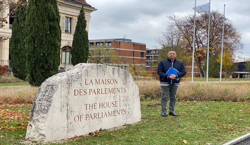 Maher Medhioub au Comité des droits de l'homme des parlementaires