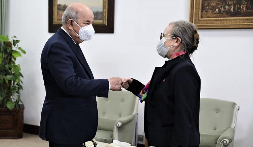 Najla Bouden rencontre Abdelmajid Tebboune et Aïmene Benabderrahmane