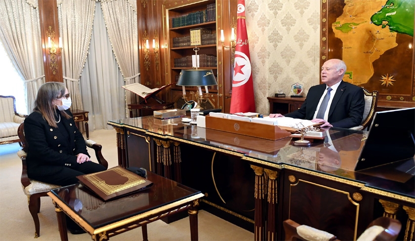 Kaïs Saïed reçoit Najla Bouden
