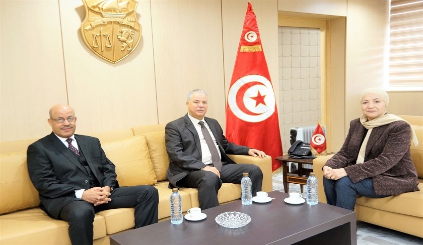 Leila Jaffel reçoit le premier président de la Cour de cassation