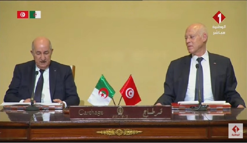 Conférence de presse - Saïed et Tebboune mettent l’accent sur l’importance des accords conclus