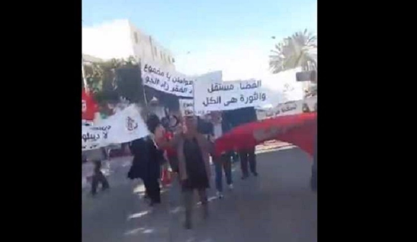 Démarrage des manifestations contre Kaïs Saïed à Sidi Bouzid