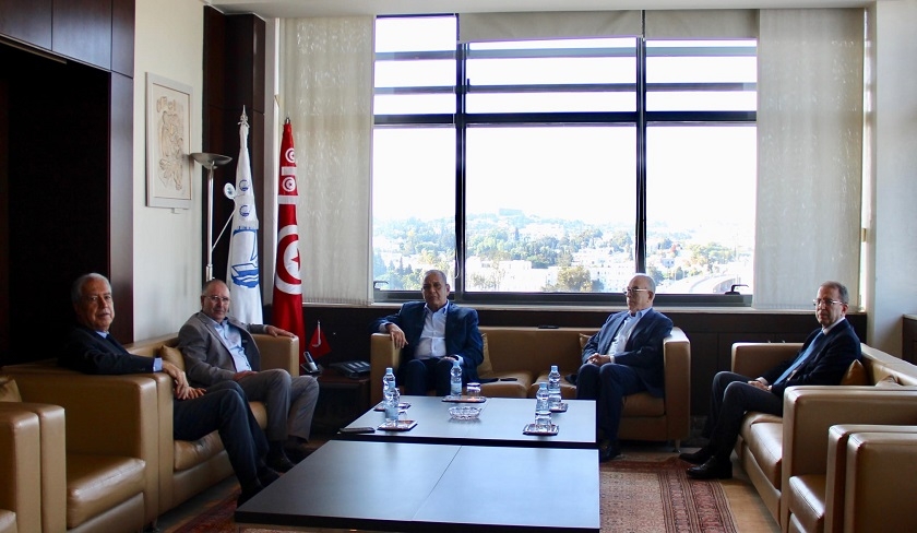 Rencontre entre Samir Majoul et Noureddine Taboubi