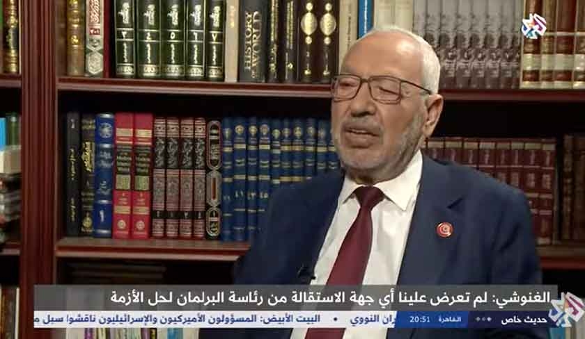 Rached Ghannouchi : Kaïs Saïed a visé la totalité de la Constitution pour asseoir son projet