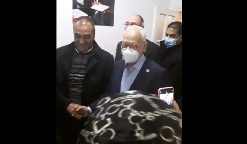 Rached Ghannouchi rend visite au collectif Citoyens contre le coup d’Etat