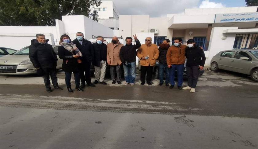 Des membres de  Citoyens contre le coup dEtat  interdits daccder  lhpital pour visiter Bhiri
