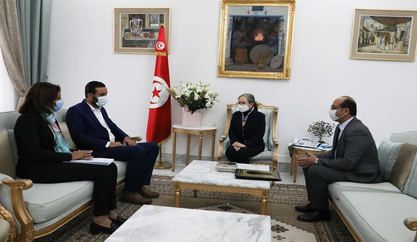 Najla Bouden reçoit le président du SNJT