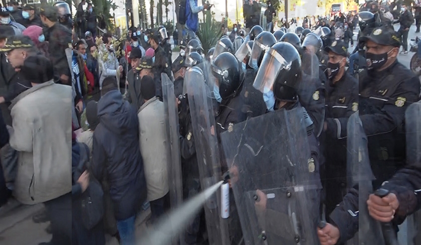 Quatre mois de prison contre un manifestant du 14 janvier