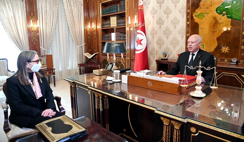 Kaïs Saïed reçoit Najla Bouden