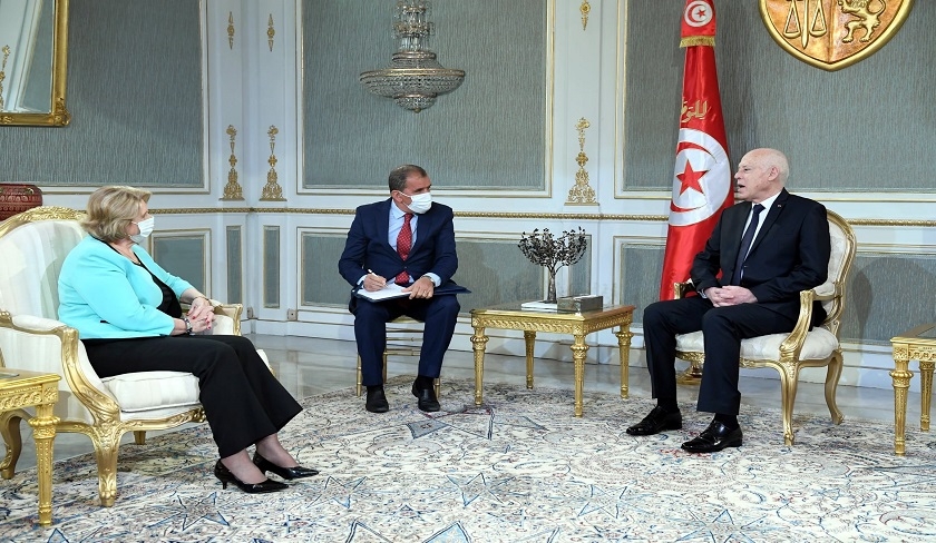 Kaïs Saïed reçoit la présidente de l’Organisation mondiale de la famille