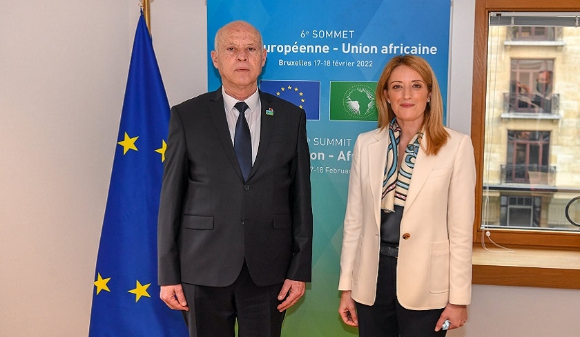 Kaïs Saïed - Roberta Metsola : deux versions pour une seule rencontre !