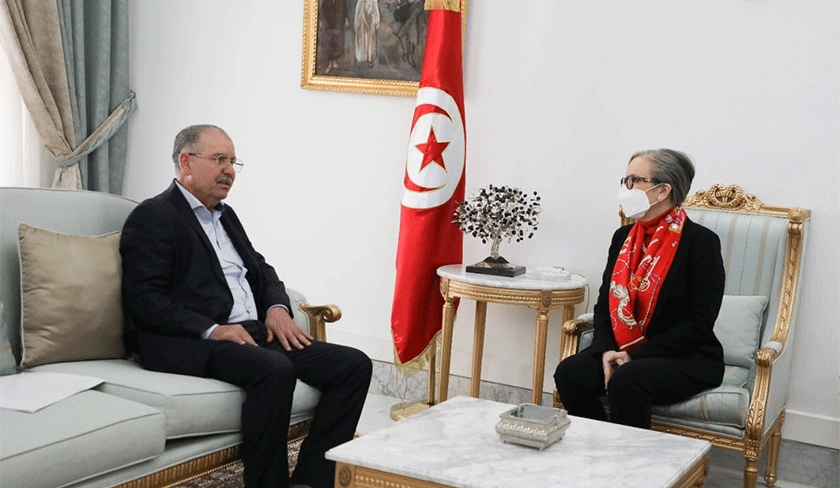 Rencontre entre Najla Bouden et Noureddine Taboubi