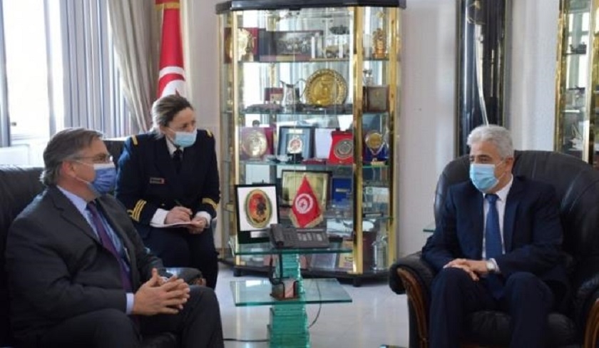 Imed Memmich et Donald Blome discutent coopération militaire