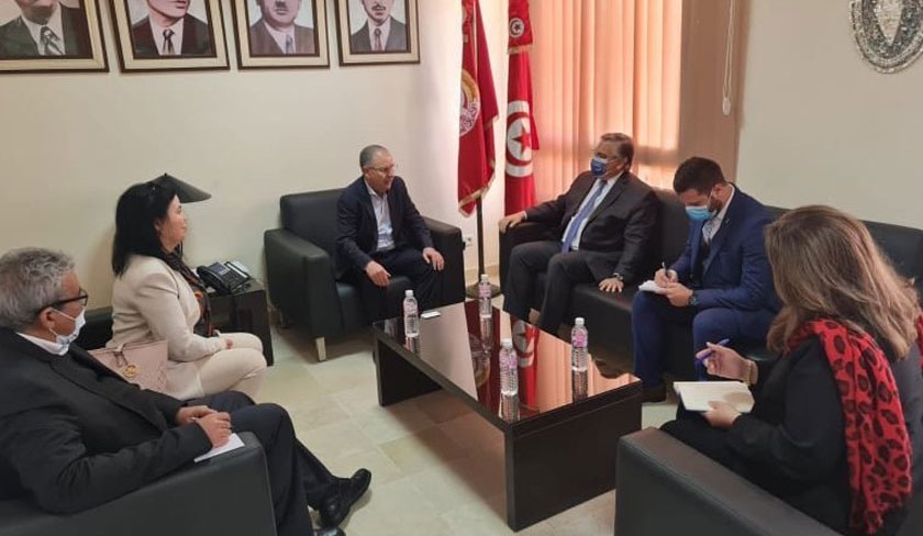 La situation de la Tunisie et dans le monde, objet de la rencontre Taboubi-Blome