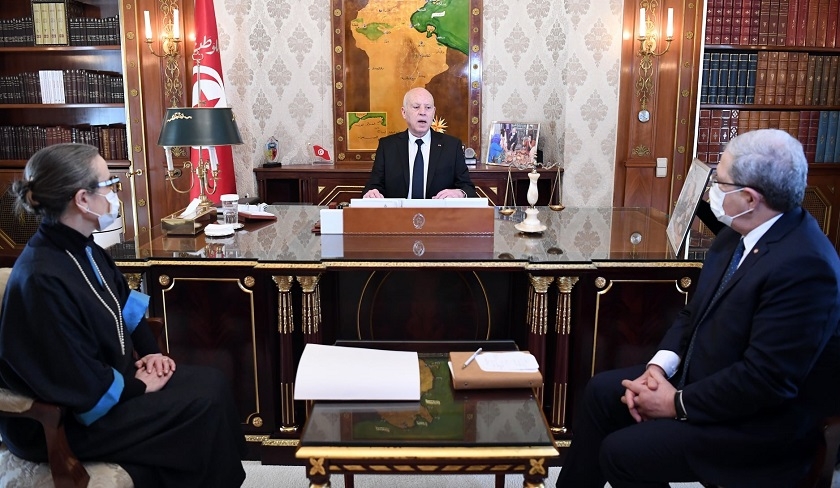 Kaïs Saïed reçoit Najla Bouden et Othman Jerandi