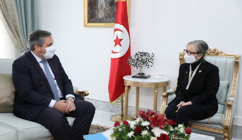 Najla Bouden reoit les ambassadeurs de Belgique et du Royaume-Uni en Tunisie

