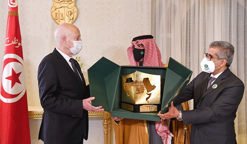Kaïs Saïed reçoit les ministres de l’Intérieur des Etats arabes