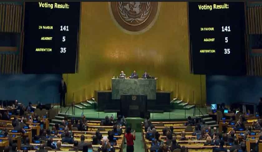 La Tunisie vote en faveur de la résolution exigeant le retrait des forces russes de l’Ukraine