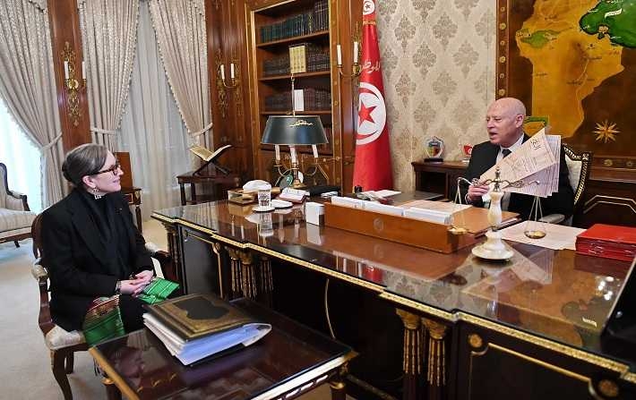 Kaïs Saïed reçoit Najla Bouden