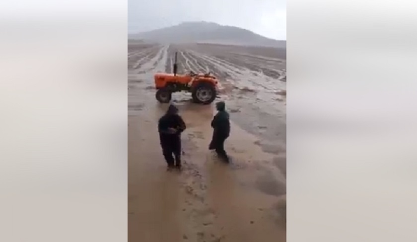 Vido du jour  Les agriculteurs dansent sous la pluie

