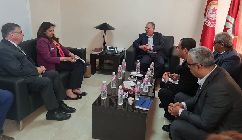 La sous-secrétaire d'Etat américaine Uzra Zeya reçue par Noureddine Taboubi