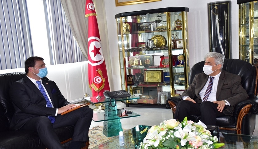 Imed Memmiche reçoit l’ambassadeur de la République tchèque