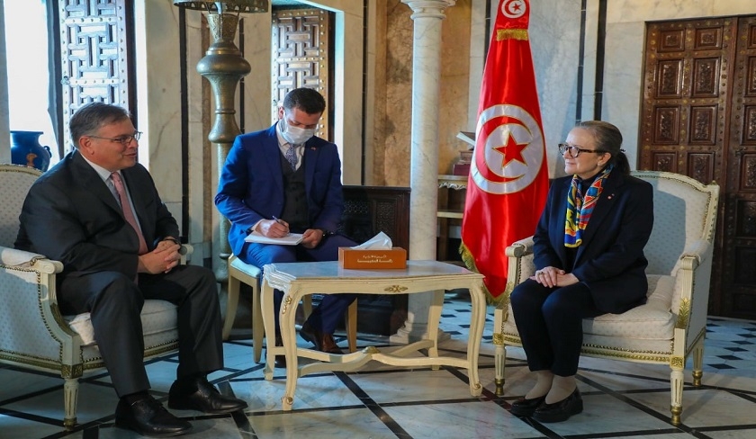 Najla Bouden reoit lambassadeur amricain  l'occasion de la fin de sa mission en Tunisie