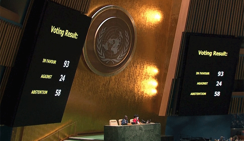 La Tunisie s'abstient de voter contre la Russie à l'ONU