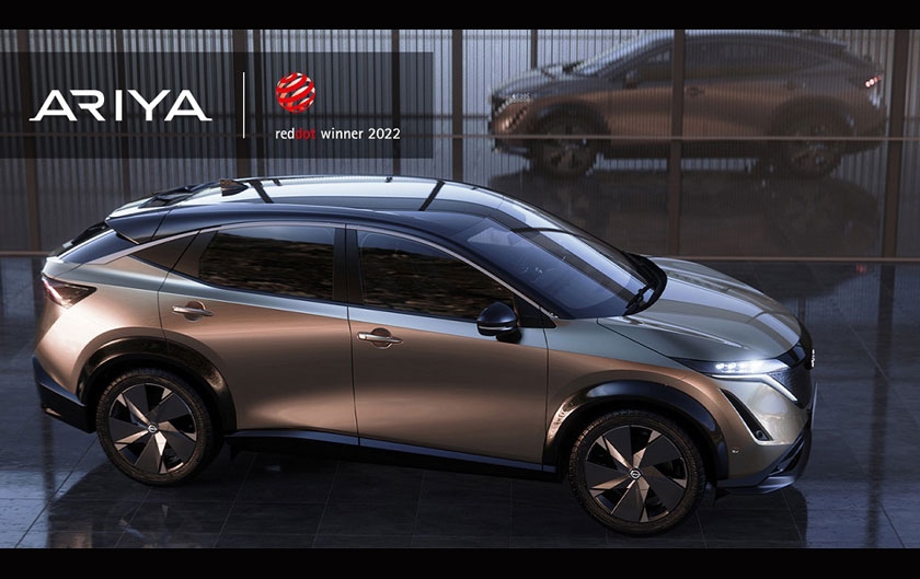 Le nouveau Nissan Ariya remporte le Red Dot Design Award