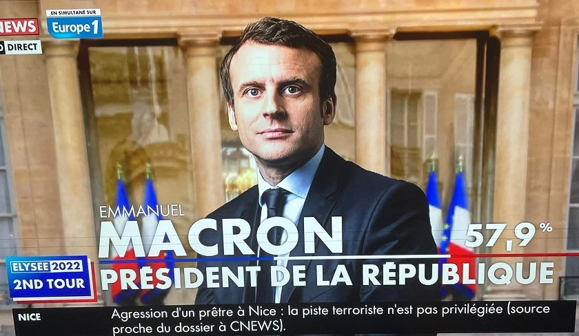 Emmanuel Macron réélu président de la République française