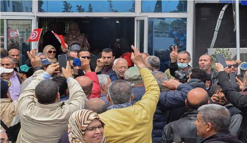 Photos du jour - Rached Ghannouchi nargue le pouvoir en place

