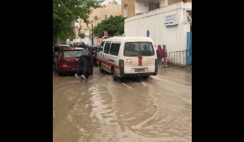 En vidéo – Des quartiers sous l'eau !