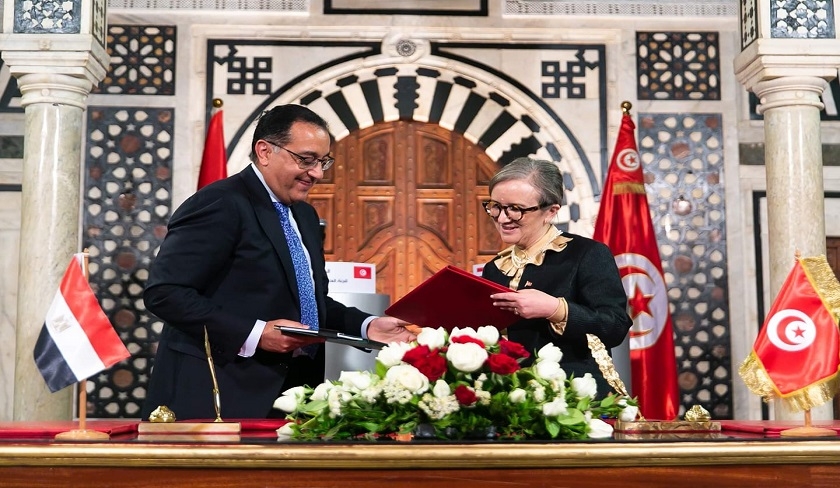 Signature daccords de coopration entre la Tunisie et lEgypte