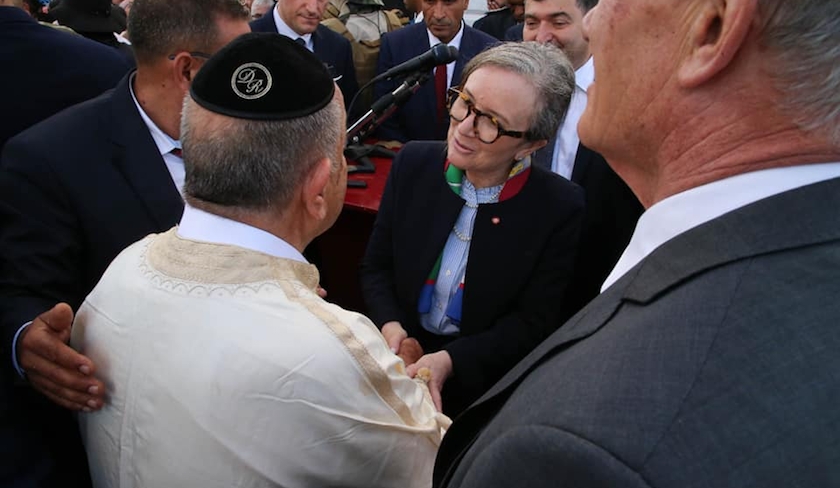Najla Bouden assiste aux festivités du pèlerinage de la Ghriba