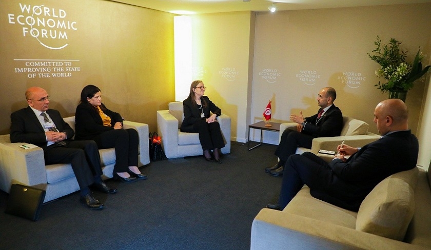 Najla Bouden rencontre de hauts responsables d’Etat à Davos

