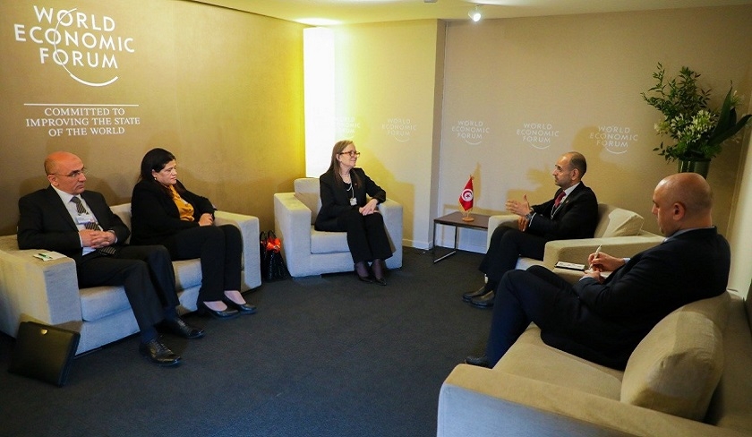 Najla Bouden rencontre de hauts responsables d’Etat à Davos