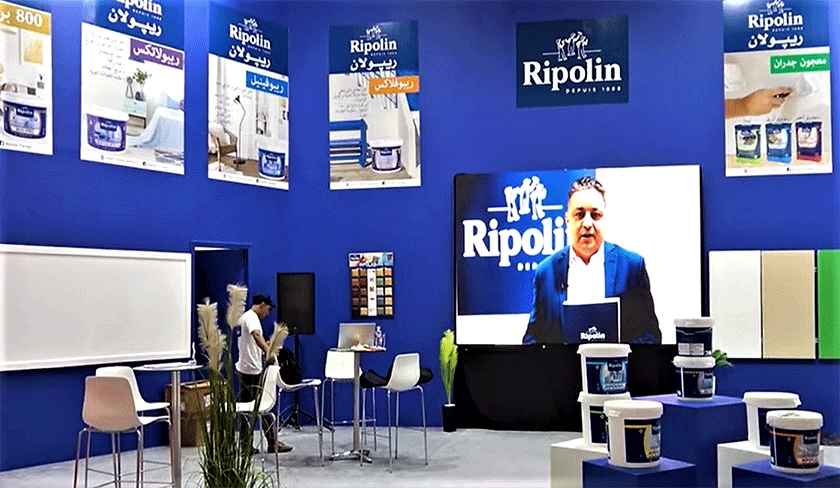 Ripolin prsente sa nouvelle gamme de produits durant le Salon du btiment au Kram