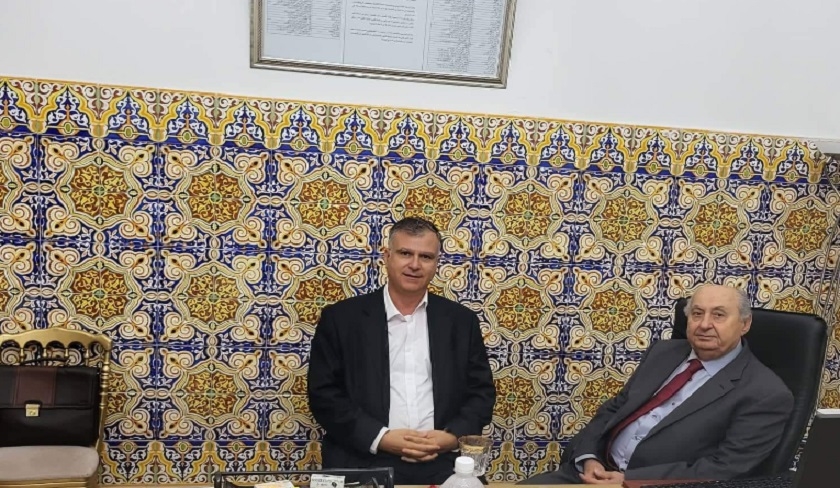 Amine Mahfoudh se félicite de sa collaboration avec Sadok Belaïd